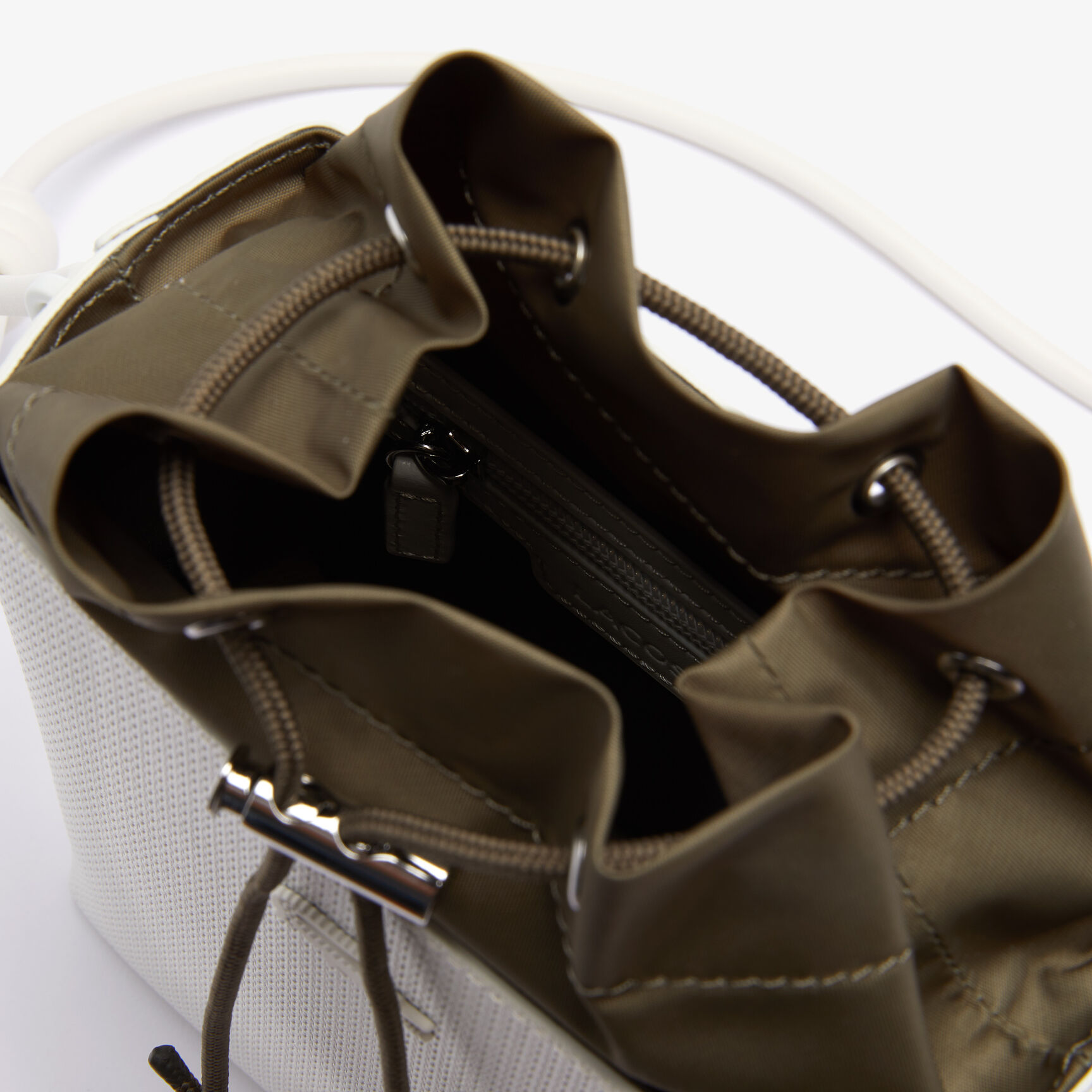 Women’s Chantaco Small Square Piqué Leather Bucket Bag