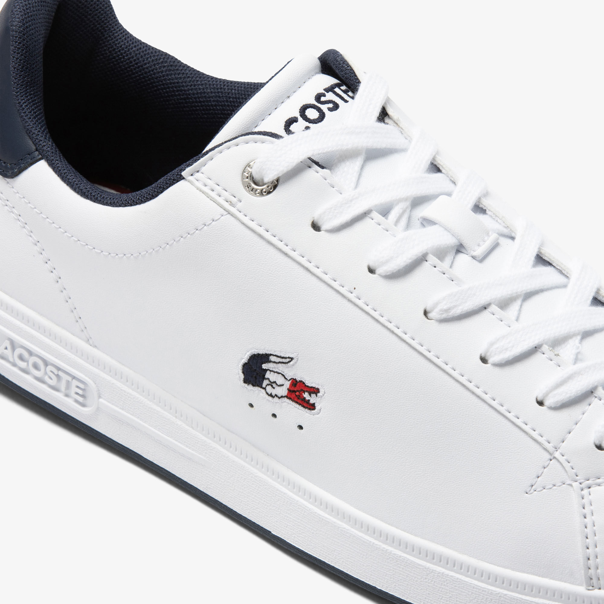 Buy Men s Lacoste Graduate Pro Leather Tricolour Trainers Lacoste SA