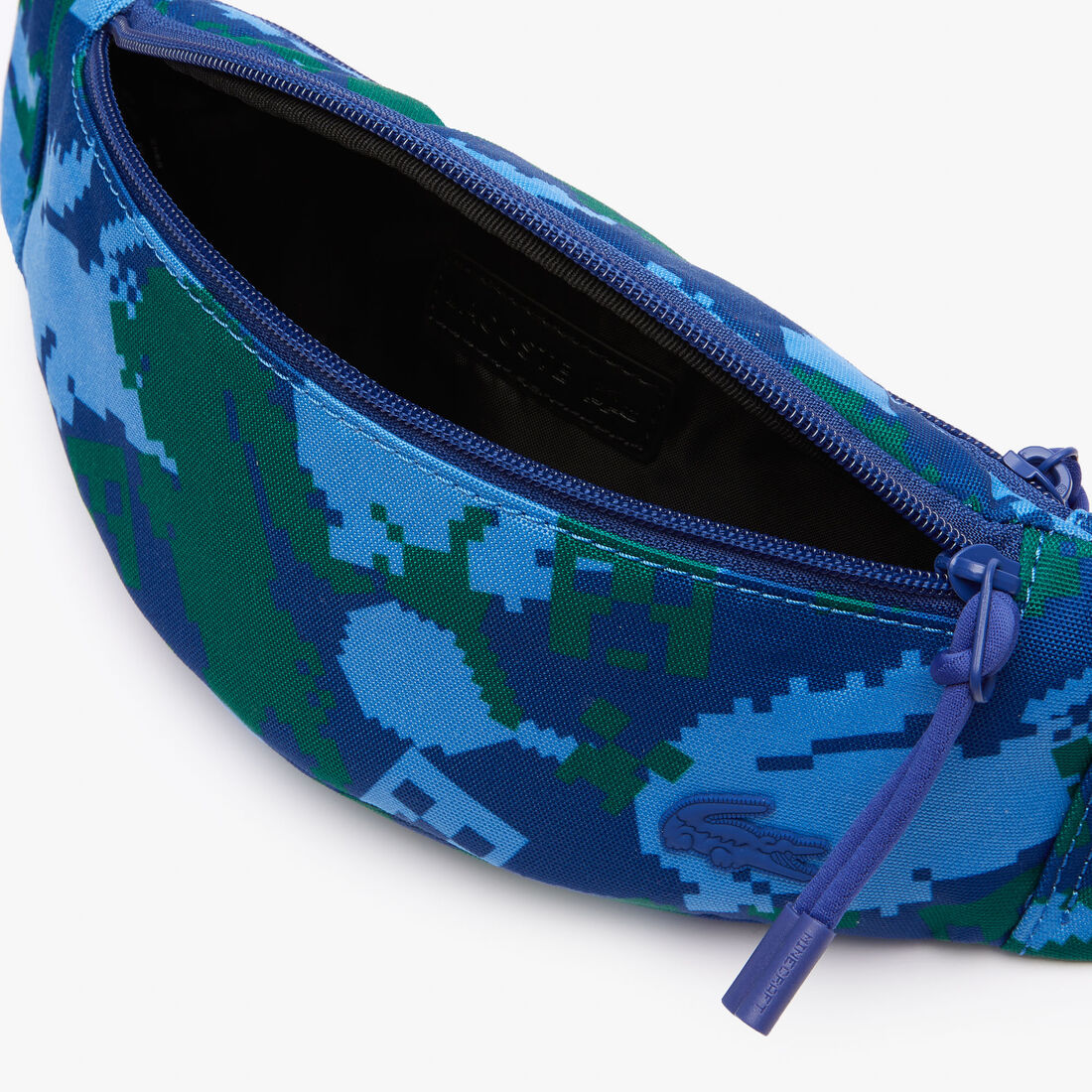 Unisex Lacoste x Minecraft Print Canvas Waist Bag Unisex Lacoste x Minecraft Print Canvas Waist Bag