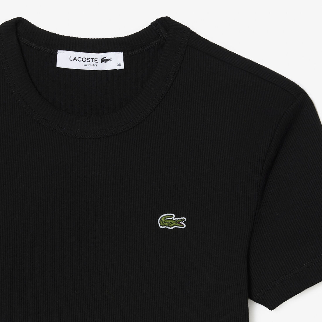 Slim Fit Ribbed Cotton T-shirt Slim Fit Ribbed Cotton T-shirt