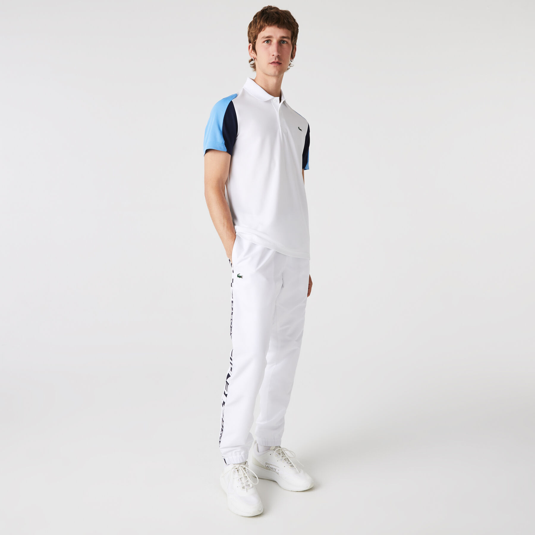 Men's Lacoste SPORT Regular Fit Run-Resistant Piqué Tennis Polo Shirt men s lacoste sport regular fit run resistant piqu tennis polo shirt