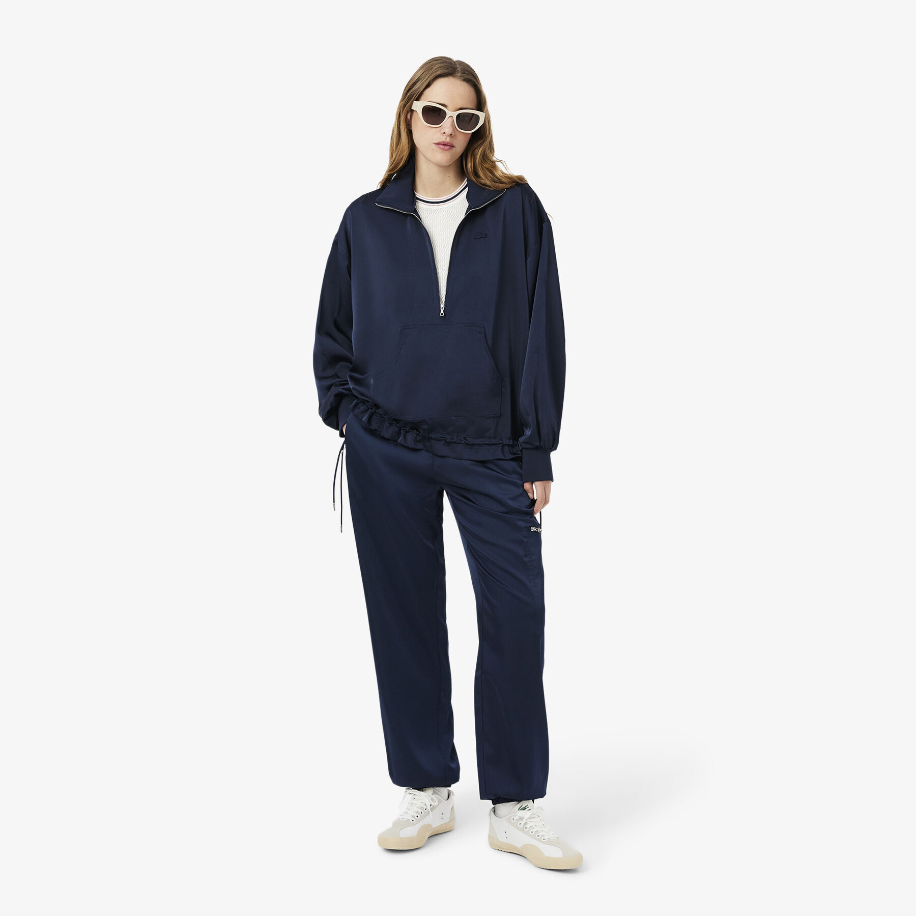 French Made Embroidered Shield Sweater lacoste french made embroidered shield sweater