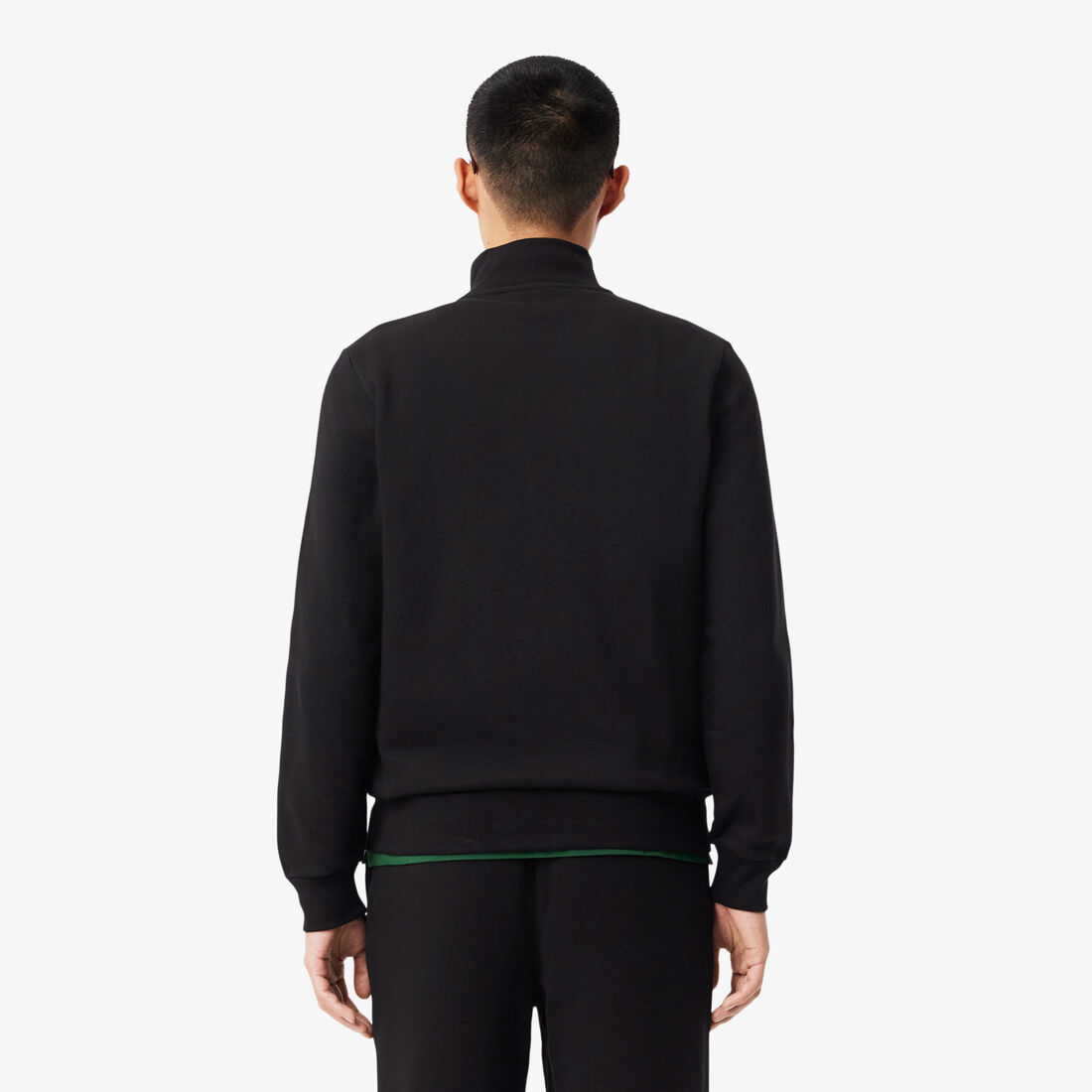 سويت شيرت من الصوف بسحاب وياقة عالية سويت شيرت من الصوف بسحاب وياقة عالية