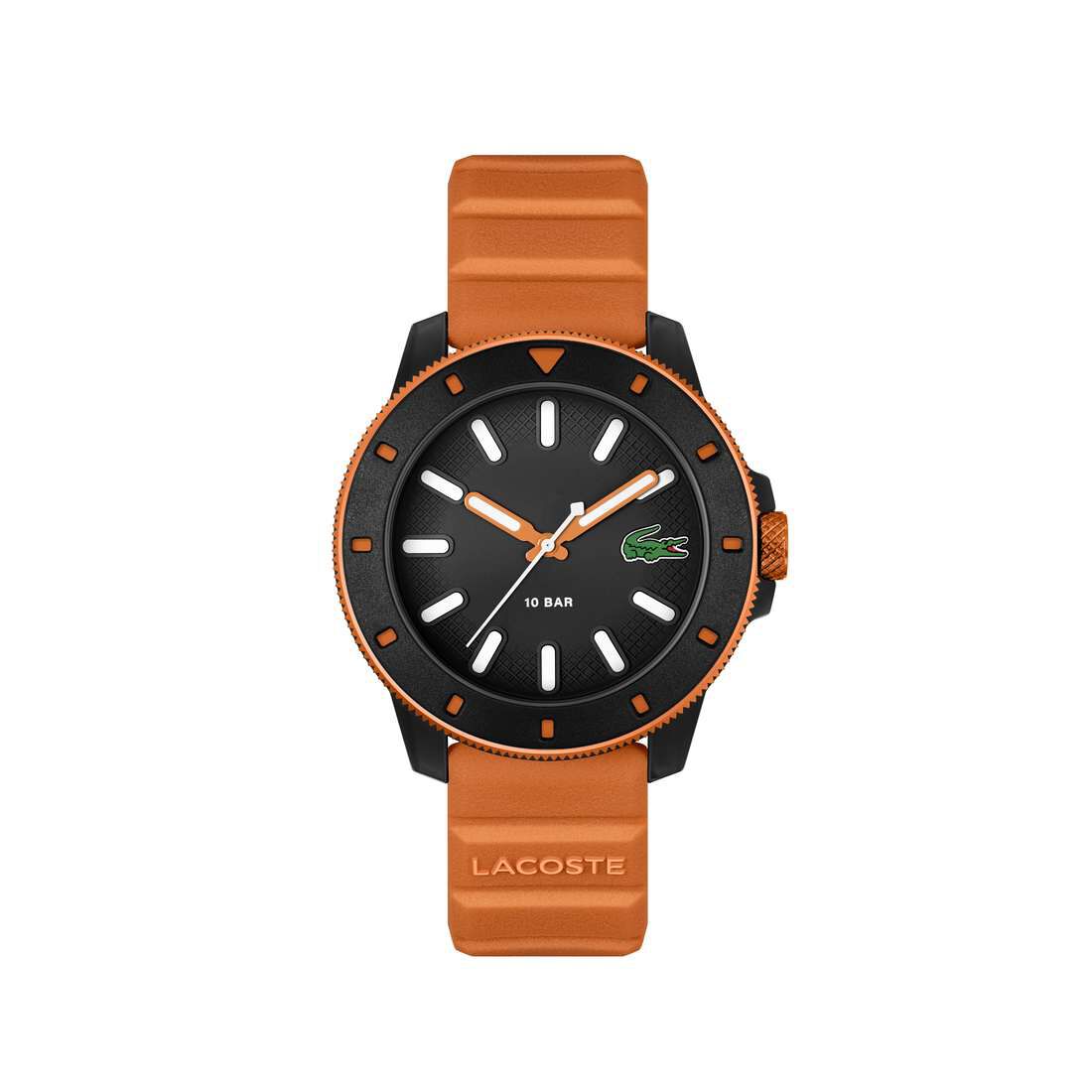 Men Silicone Strap 3 Hand Quartz Watch