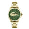 lacoste le croc metal bracelet watch