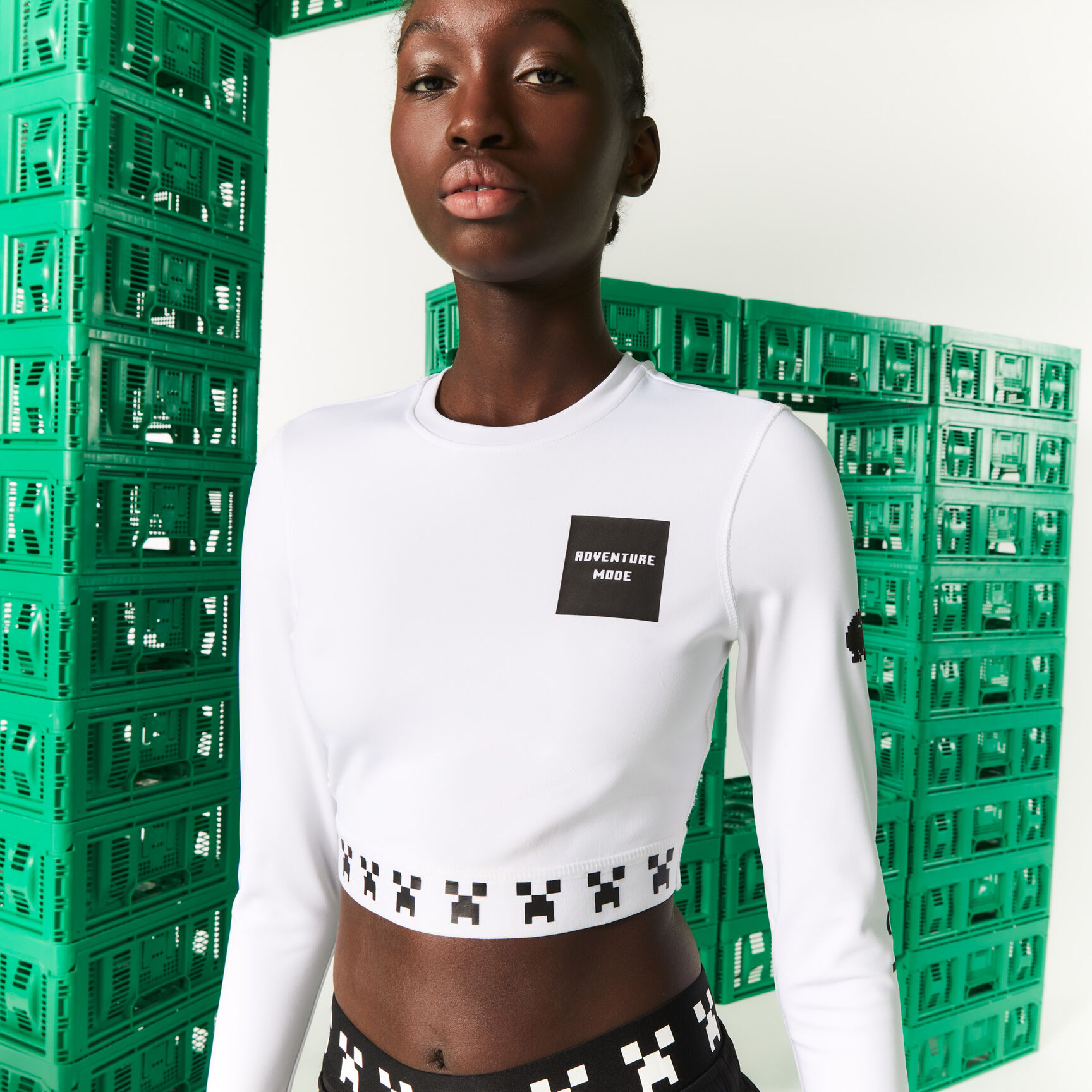 Women's Lacoste L!VE x Minecraft T-Shirt Women's Lacoste L!VE x Minecraft T-Shirt