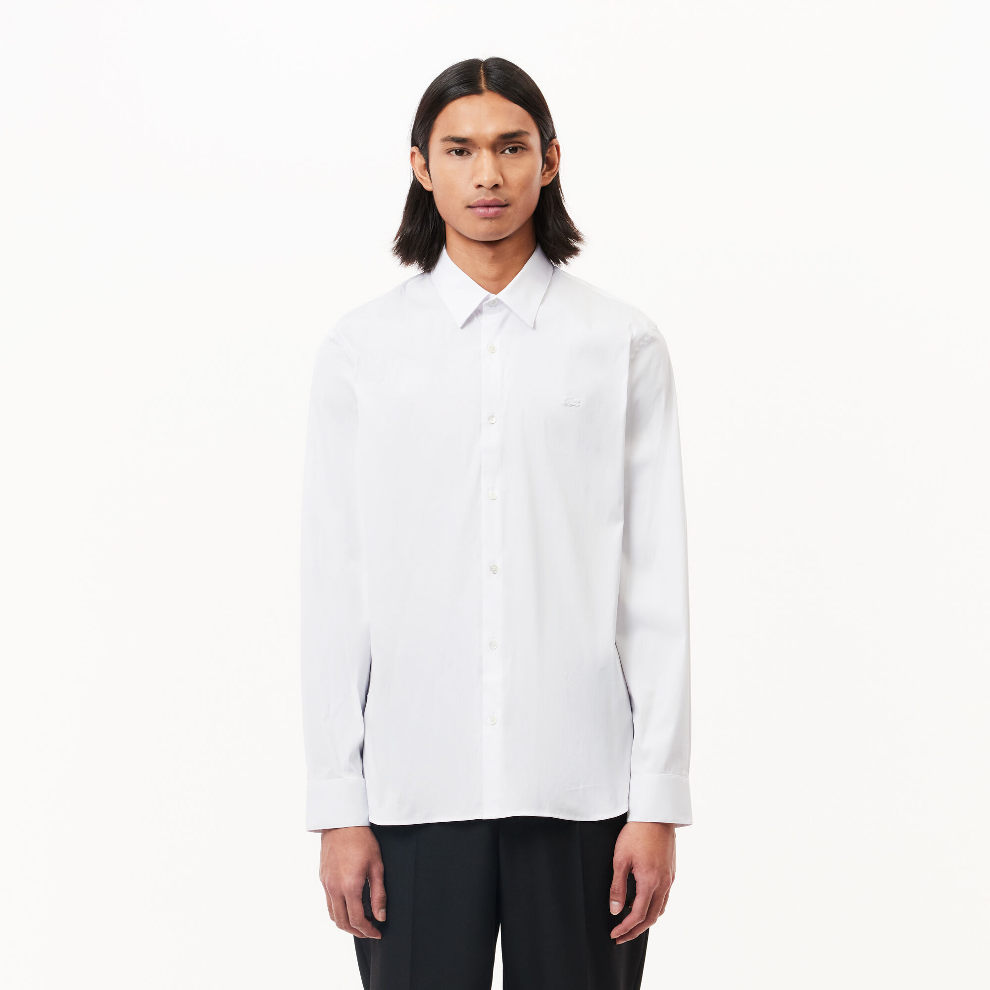 Lacoste white dress shirt shop