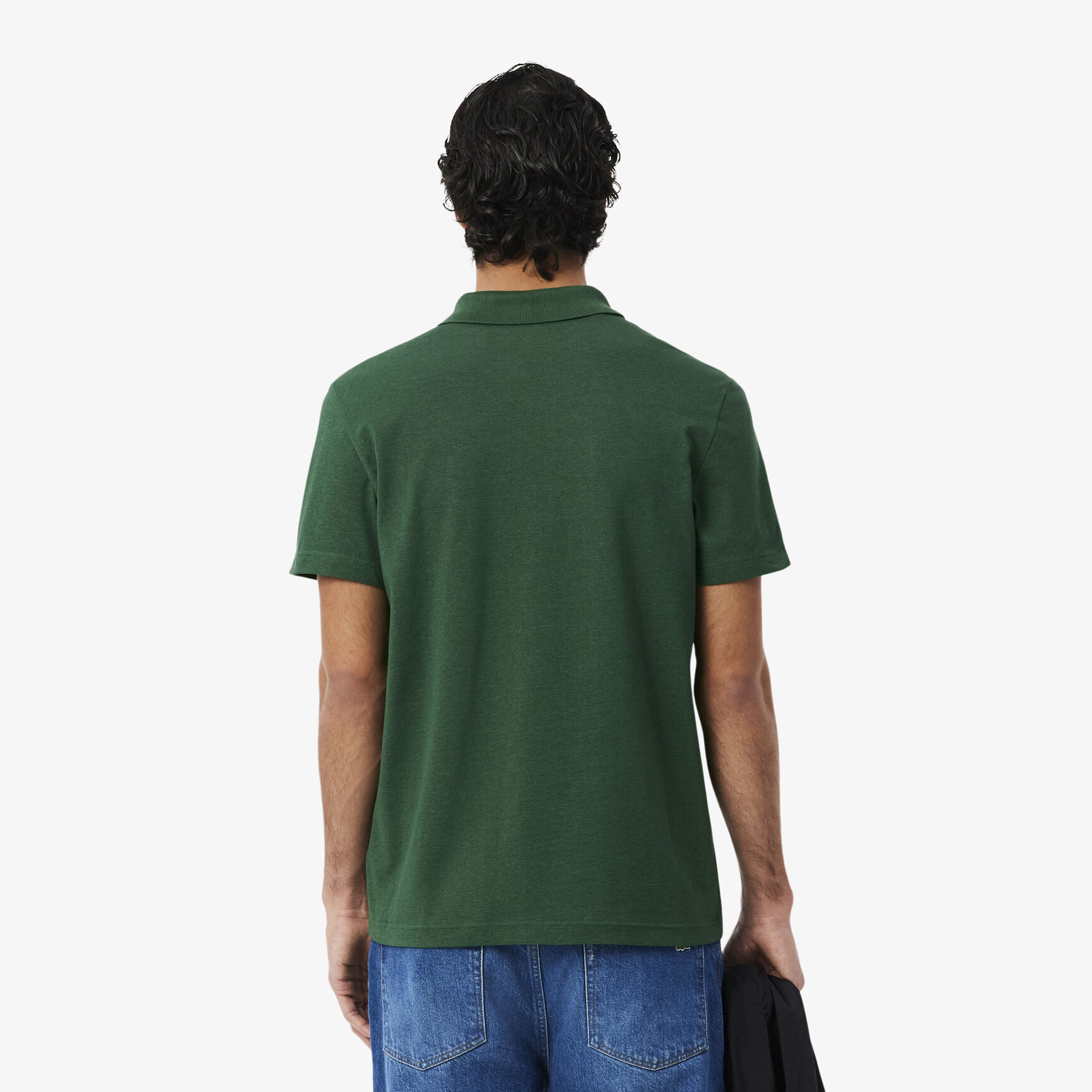 Regular Fit Cotton Blend Polo Shirt