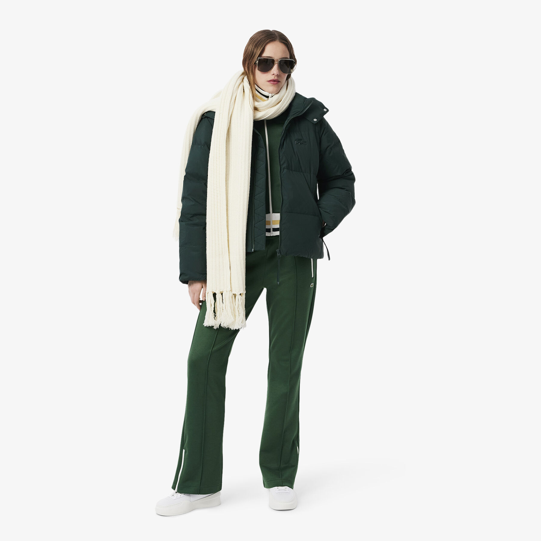 Relaxed Fit Hooded Down Jacket lacoste relaxed fit hooded down jacket
