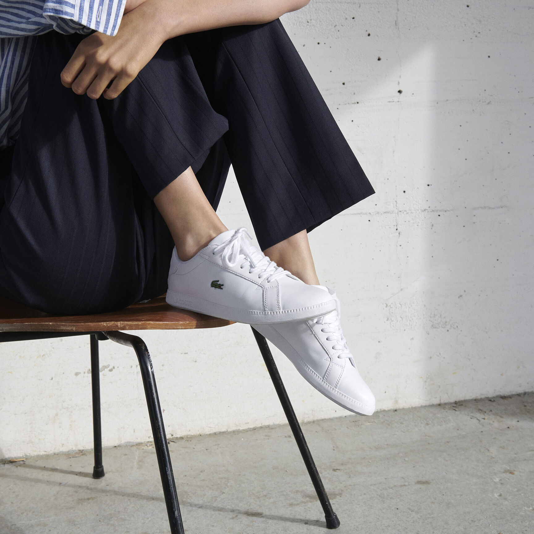 سنيكرز جراديوت جلد بنفس اللون للنساء سنيكرز جراديوت جلد بنفس اللون للنساء