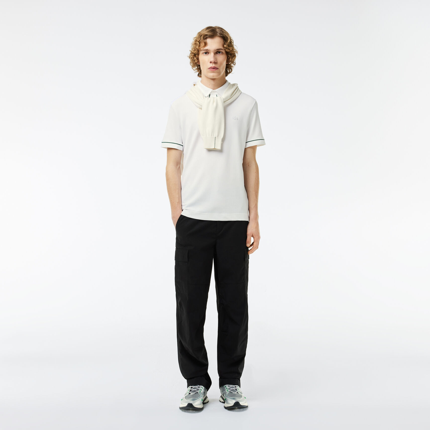 قميص بولو بيكيه باريسي بقصة عادية