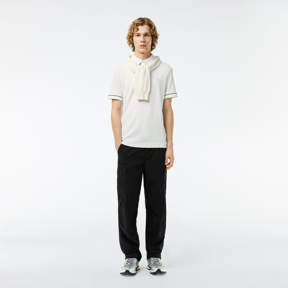 قميص بولو بيكيه باريسي بقصة عادية قميص بولو بيكيه باريسي بقصة عادية