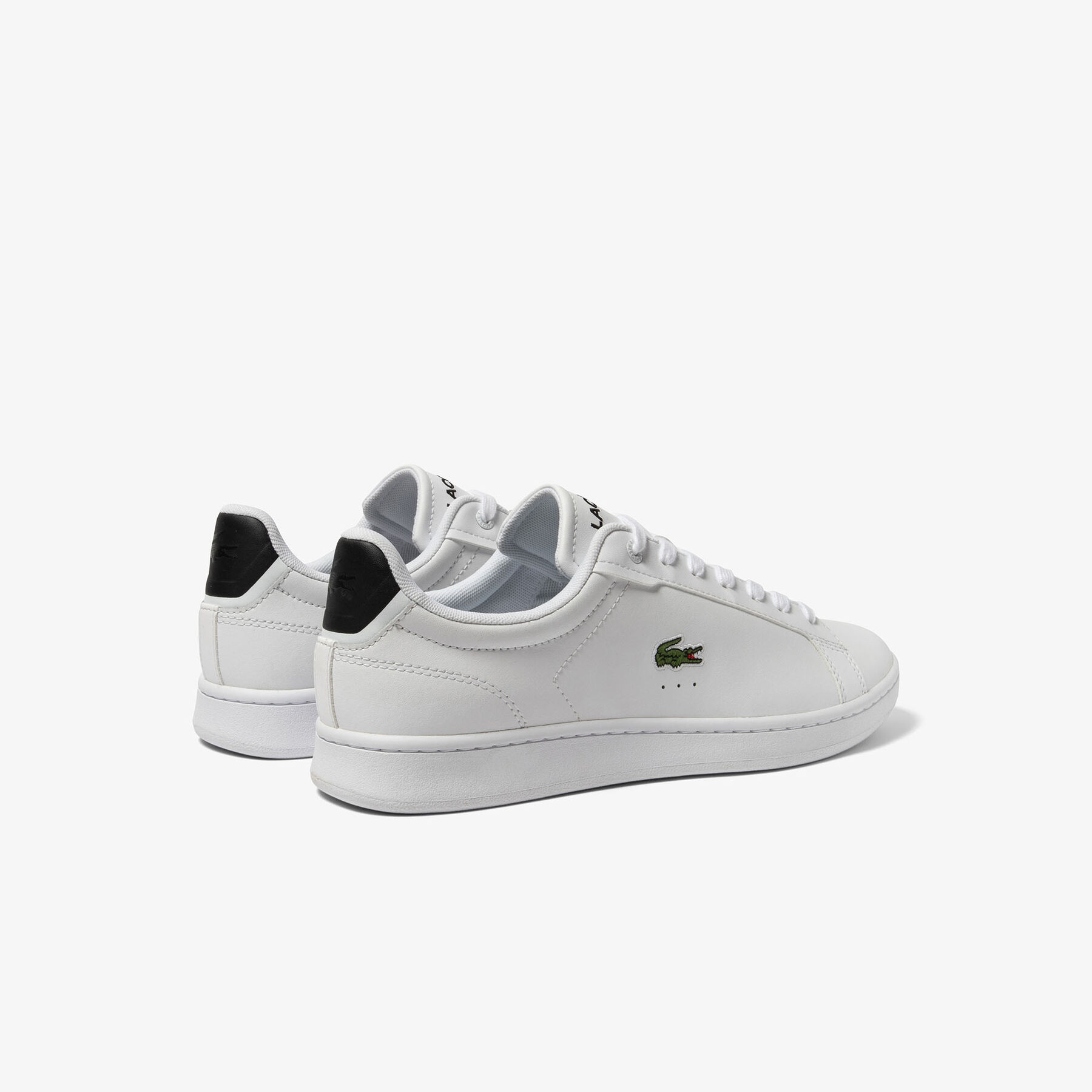Men's Lacoste Carnaby Pro Leather Heel Pop Trainers men s lacoste carnaby pro leather heel pop trainers