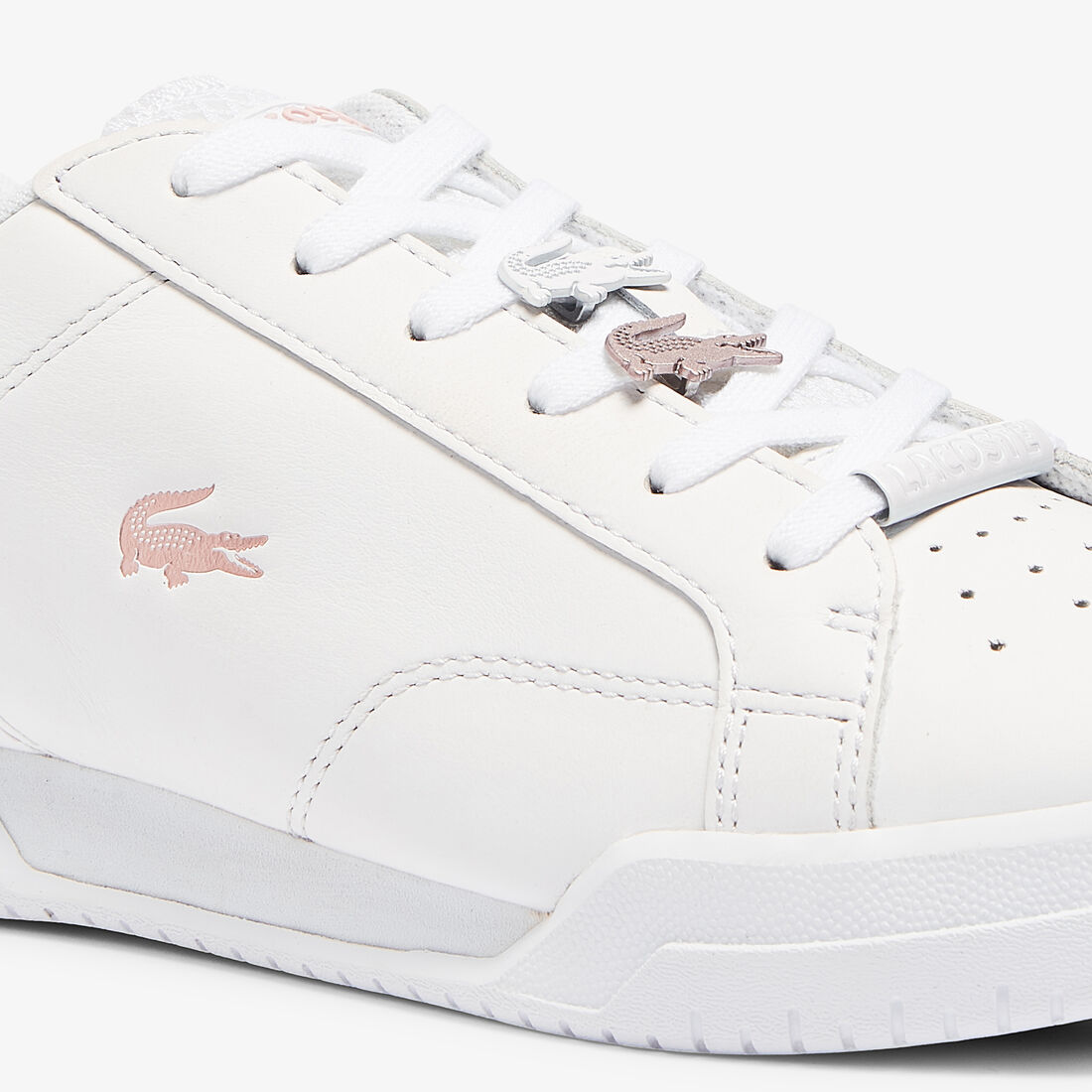 Women's Twin Serve Embellished Leather Sneakers Women's Twin Serve Embellished Leather Sneakers