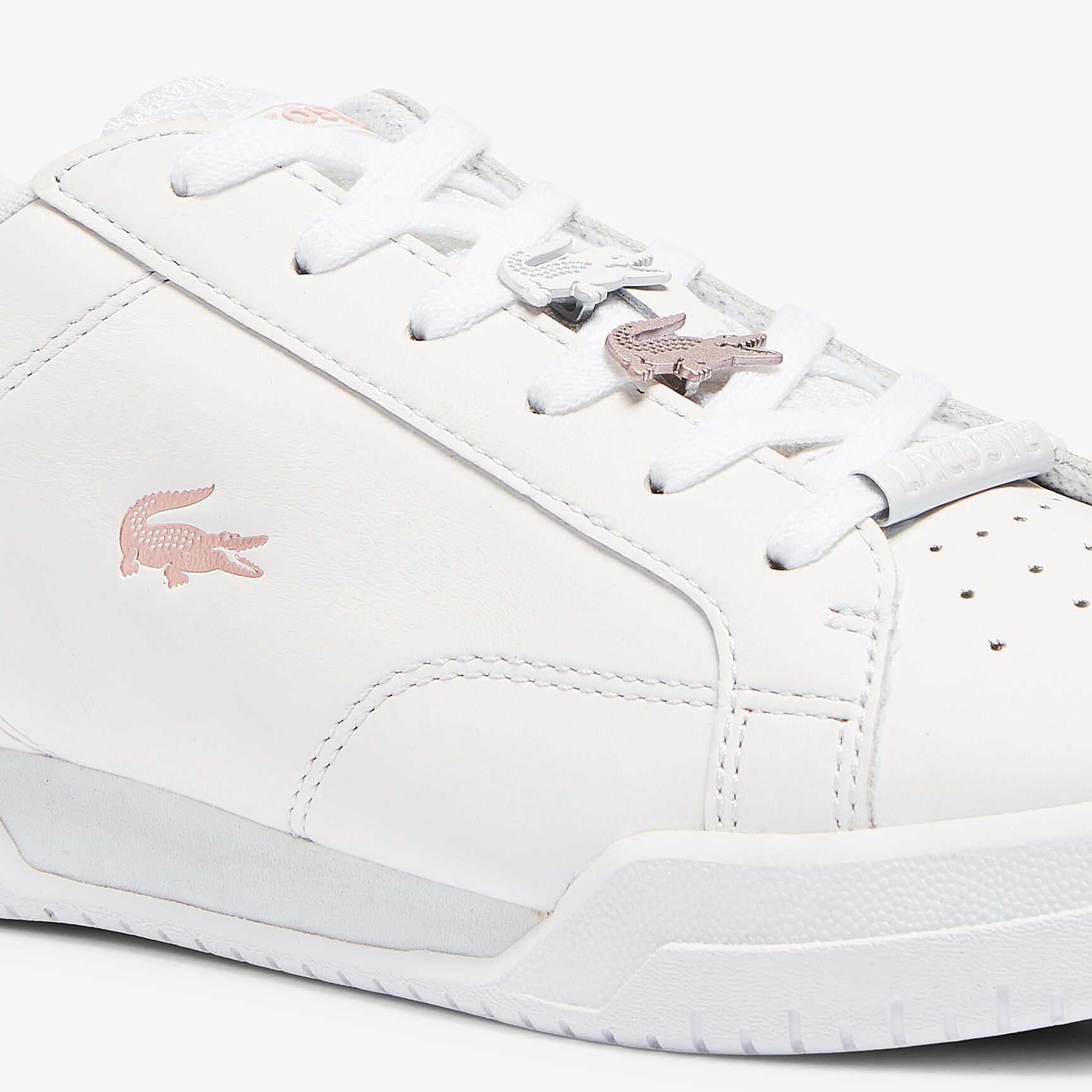 Women's Twin Serve Embellished Leather Sneakers Women's Twin Serve Embellished Leather Sneakers