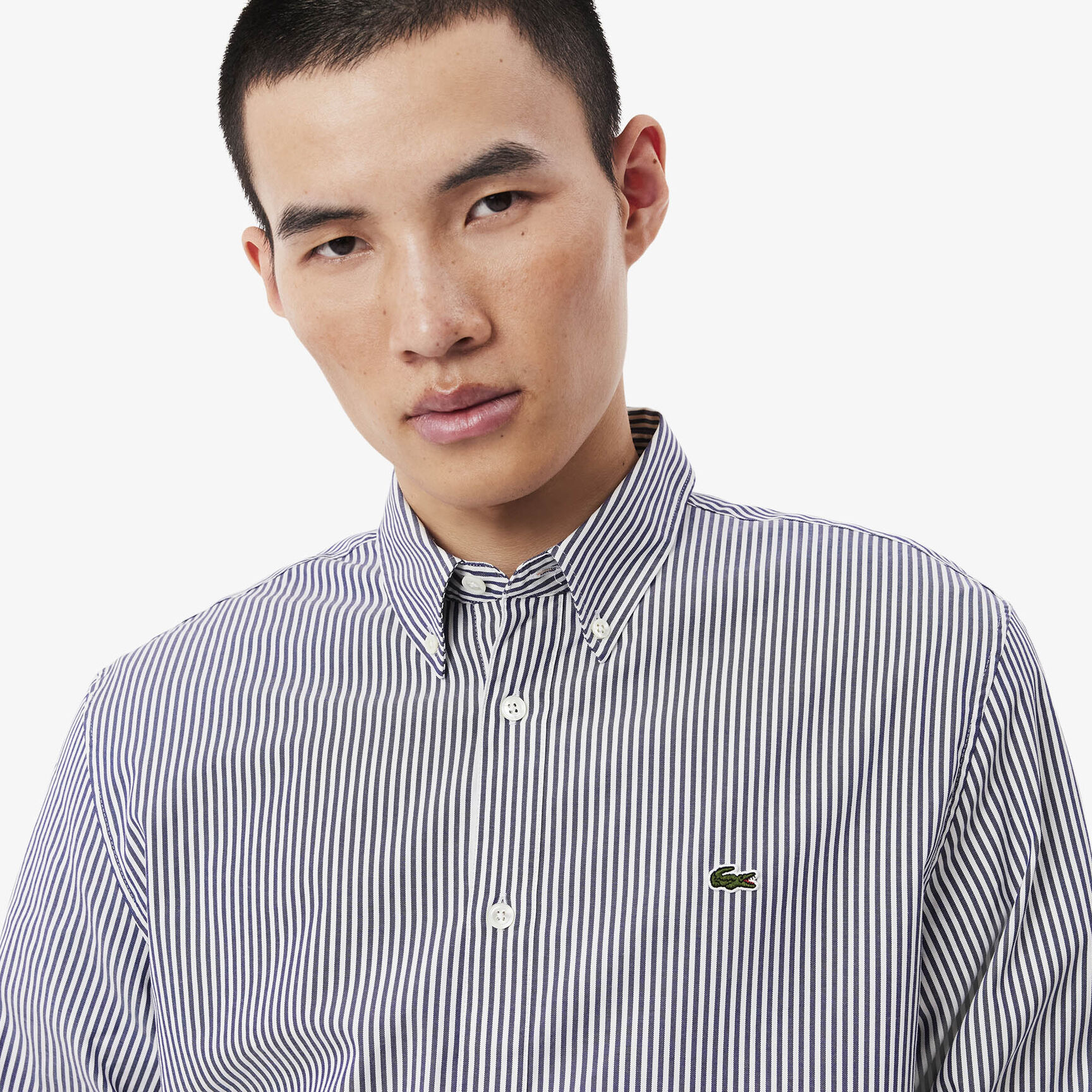 Men's Regular Fit Striped Cotton Shirt