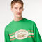 Loose Fit Monogram Print Fleece Sweatshirt lacoste loose fit monogram print fleece sweatshirt