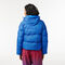 Hooded Monogram Print Puffer Jacket with Puffed Croc at Back lacoste hooded monogram print puffer jacket with puffed croc at back