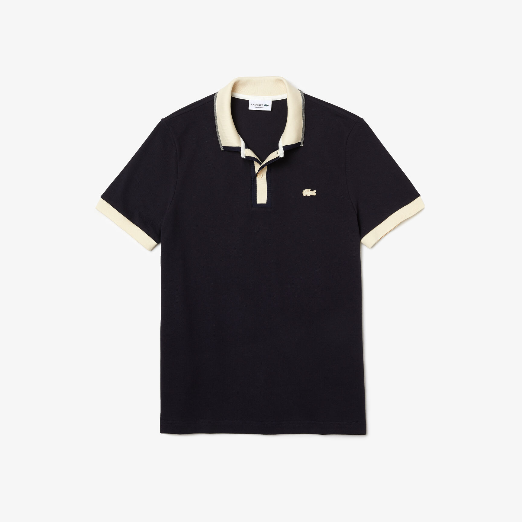 Men&rsquo;s Lacoste Regular Fit Contrasting Accents Piqu&eacute; Polo