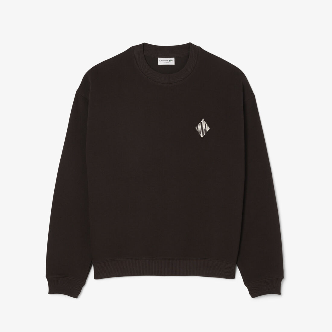 سويت شيرت بشعارالماركة بيكيه مزدوج الوجه سويت شيرت بشعارالماركة بيكيه مزدوج الوجه