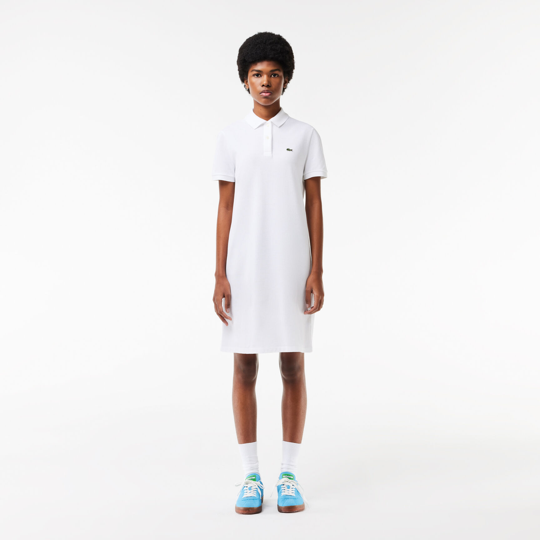 Women's Lacoste Pique Knit Polo Dress Women's Lacoste Pique Knit Polo Dress