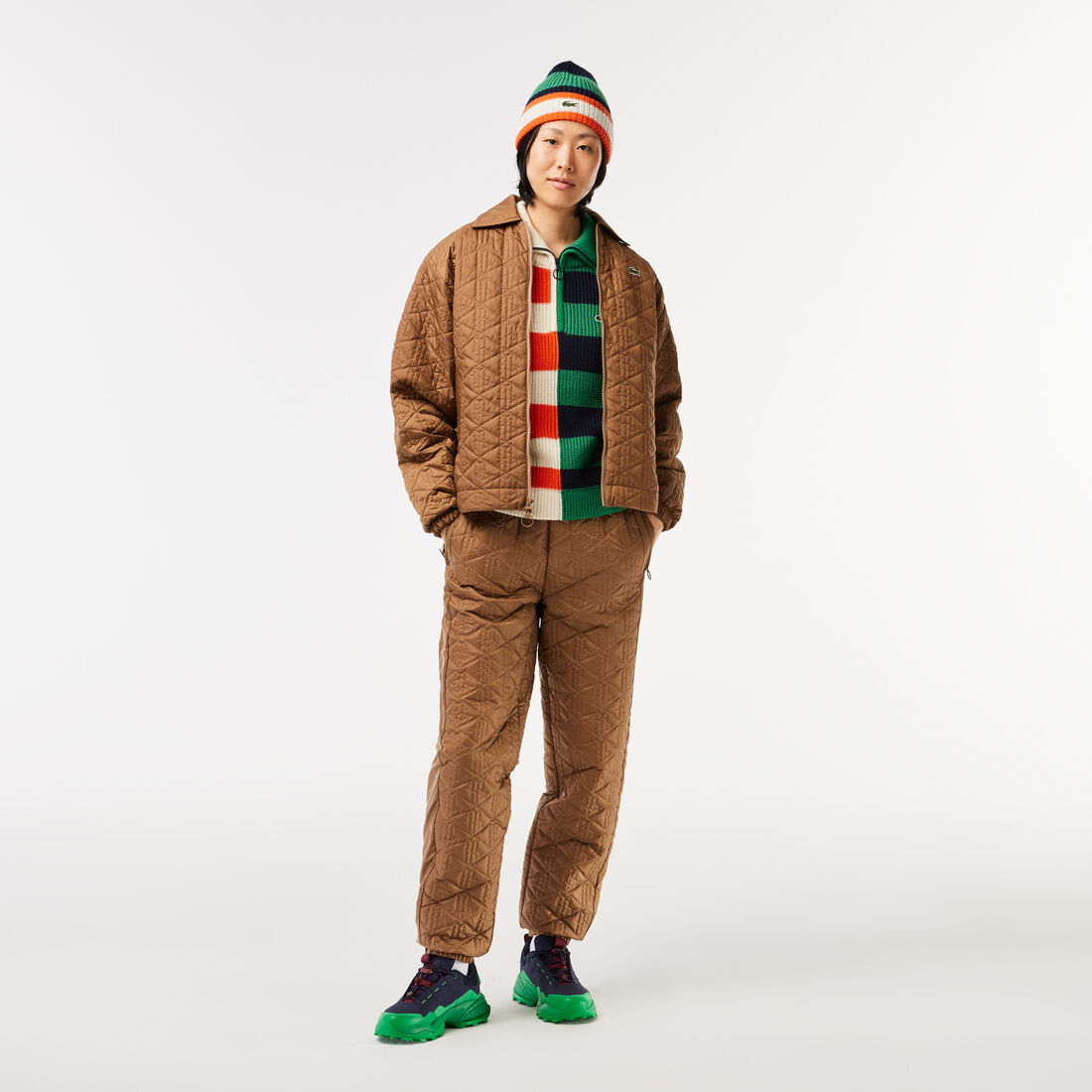 قبعة باكيت بخط بلون مغاير جبردين قطن قبعة باكيت بخط بلون مغاير جبردين قطن