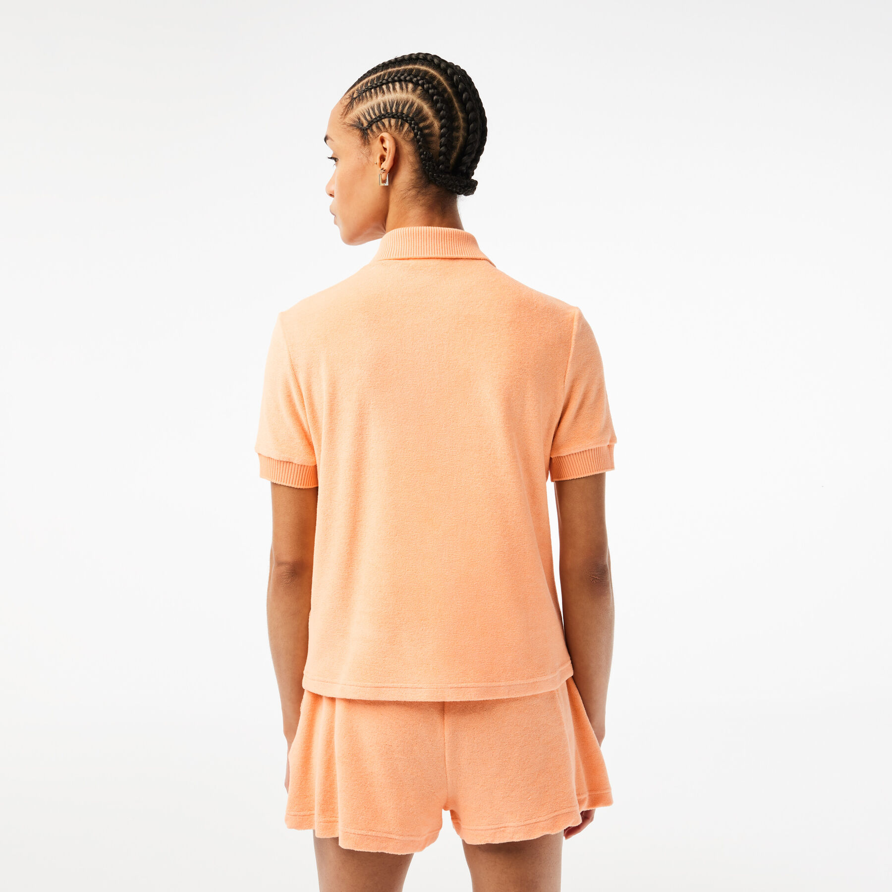 Women's Lacoste Organic Cotton Terry Polo Shirt Women's Lacoste Organic Cotton Terry Polo Shirt