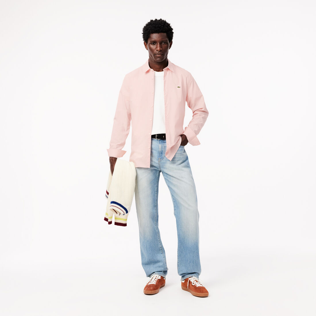 Slim Fit Stretch Cotton Poplin Shirt Slim Fit Stretch Cotton Poplin Shirt