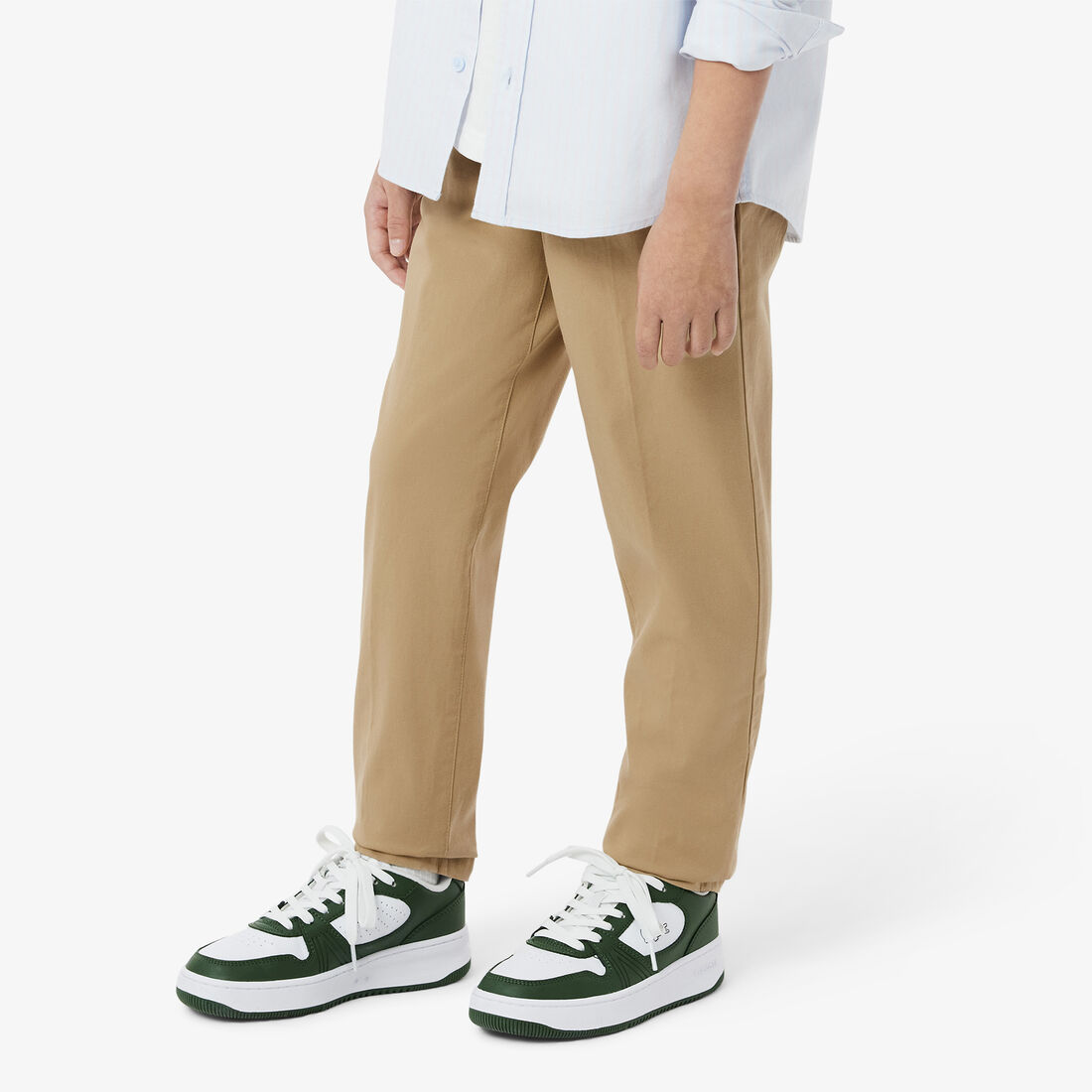 Boys' Lacoste Stretch Cotton Gabardine Chinos Boys' Lacoste Stretch Cotton Gabardine Chinos