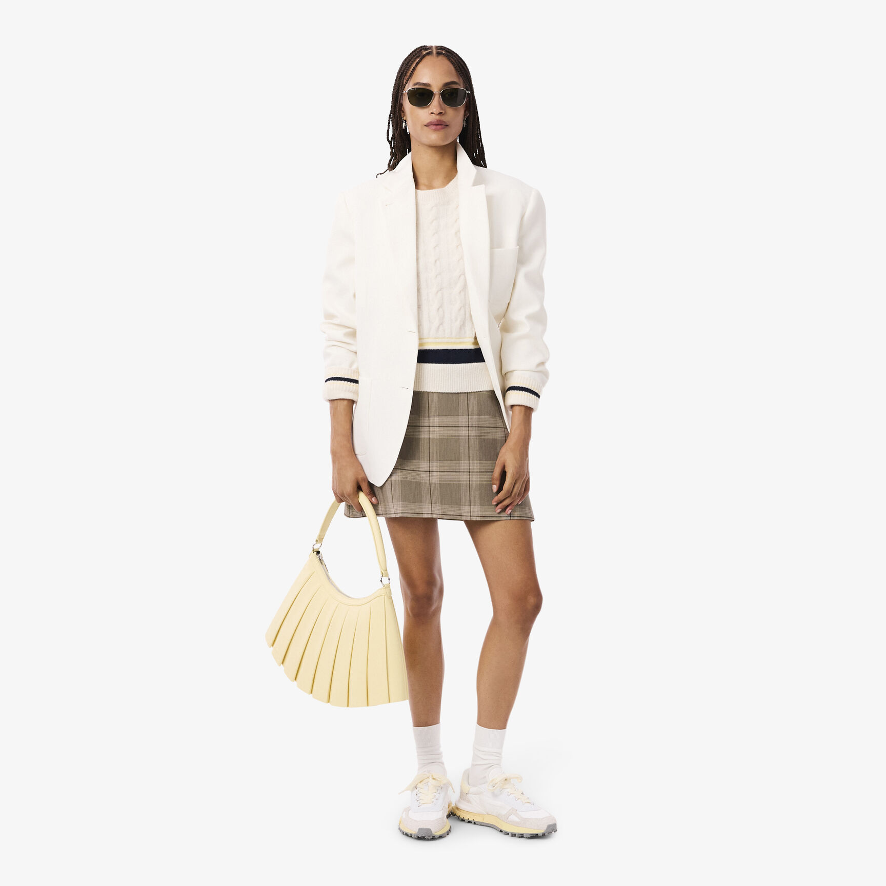 Water-Repellent Short Plaid Skirt Water-Repellent Short Plaid Skirt