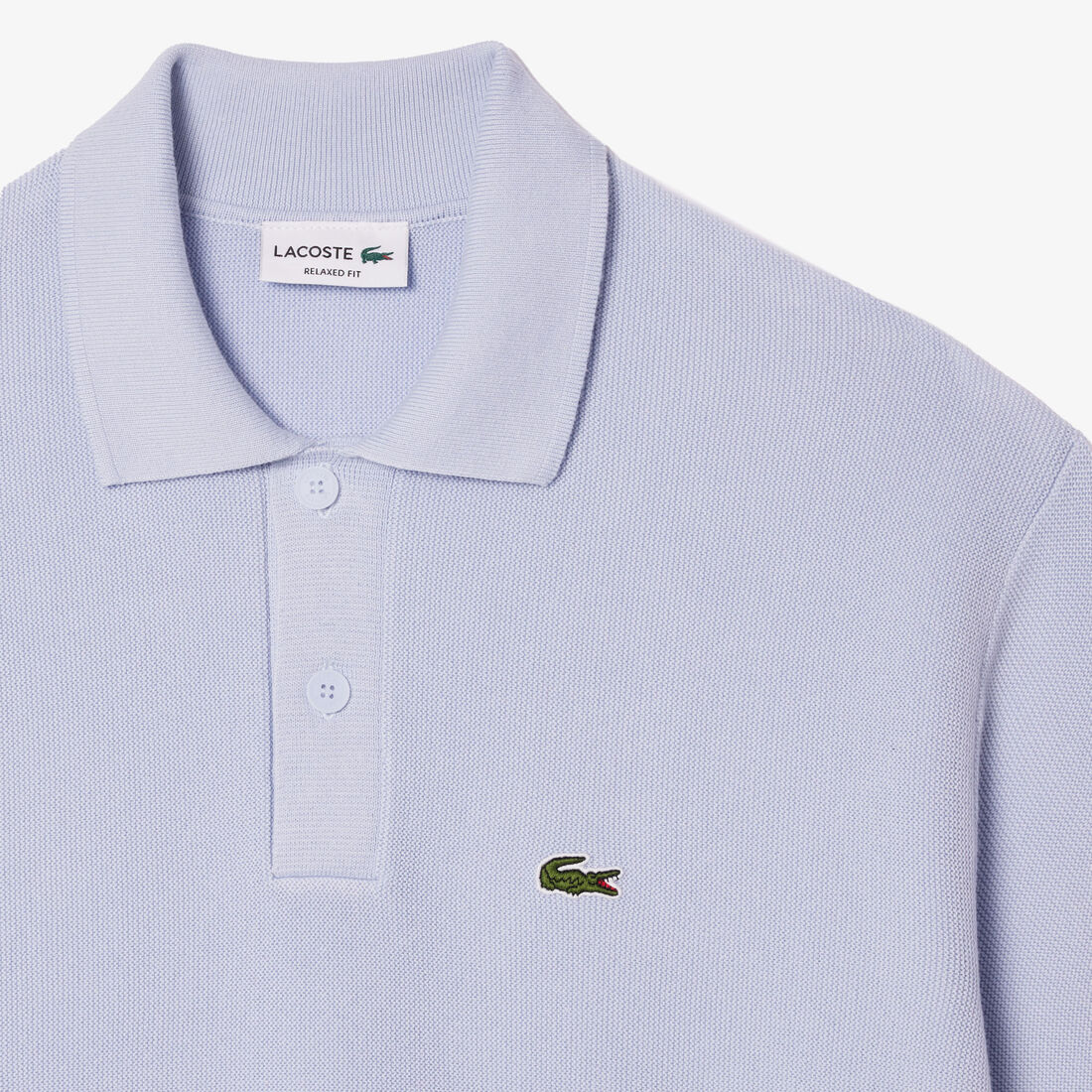 سترة من القطن العضوي برقبة قميص بولو سترة من القطن العضوي برقبة قميص بولو