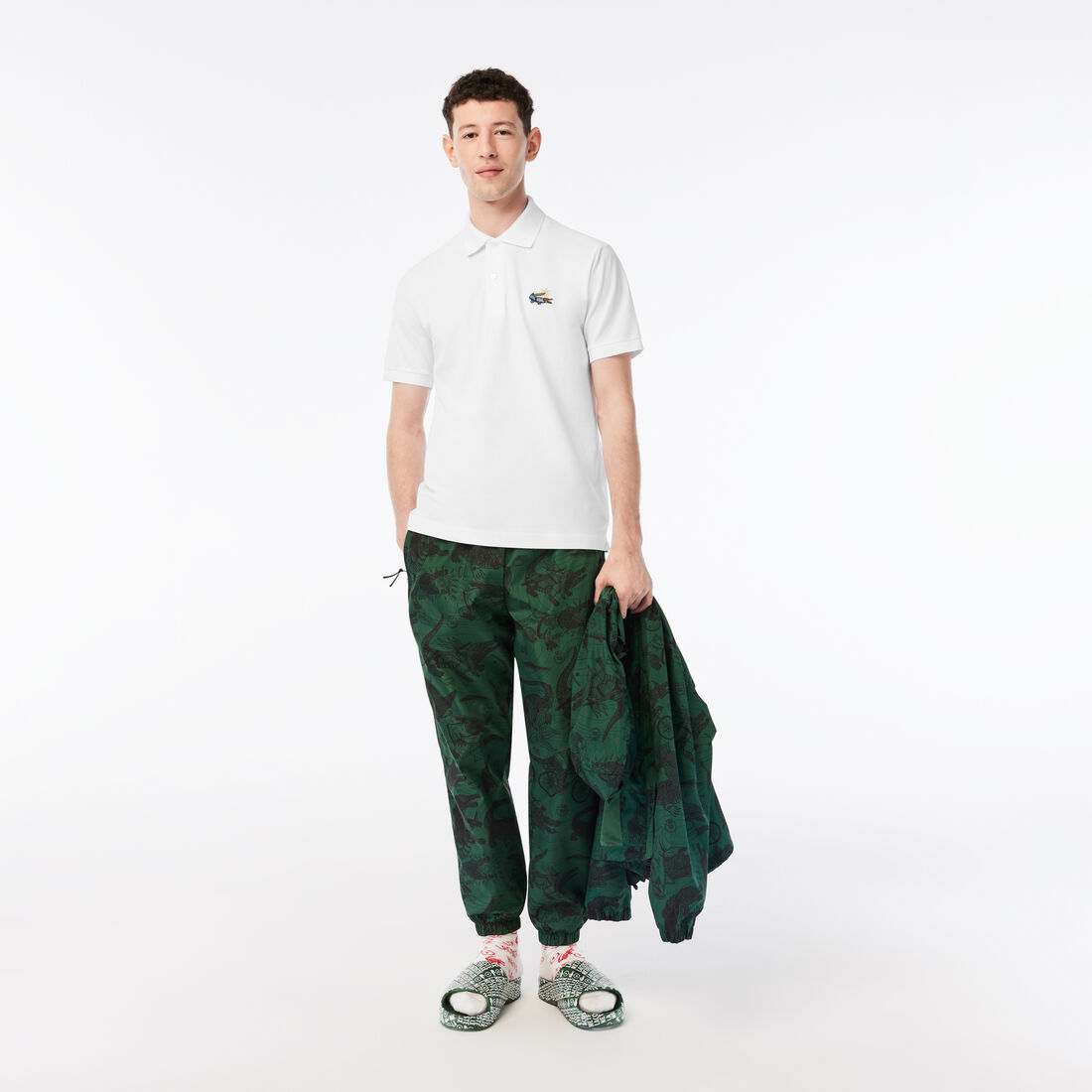 Men’s Lacoste x Netflix Organic Cotton Polo Shirt Men’s Lacoste x Netflix Organic Cotton Polo Shirt