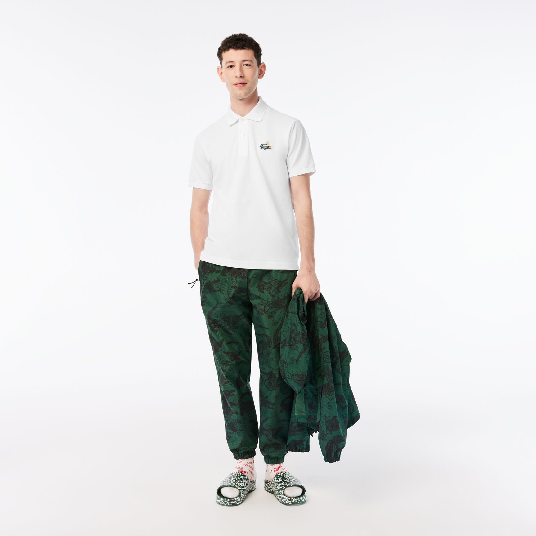 Men’s Lacoste x Netflix Organic Cotton Polo Shirt Men’s Lacoste x Netflix Organic Cotton Polo Shirt