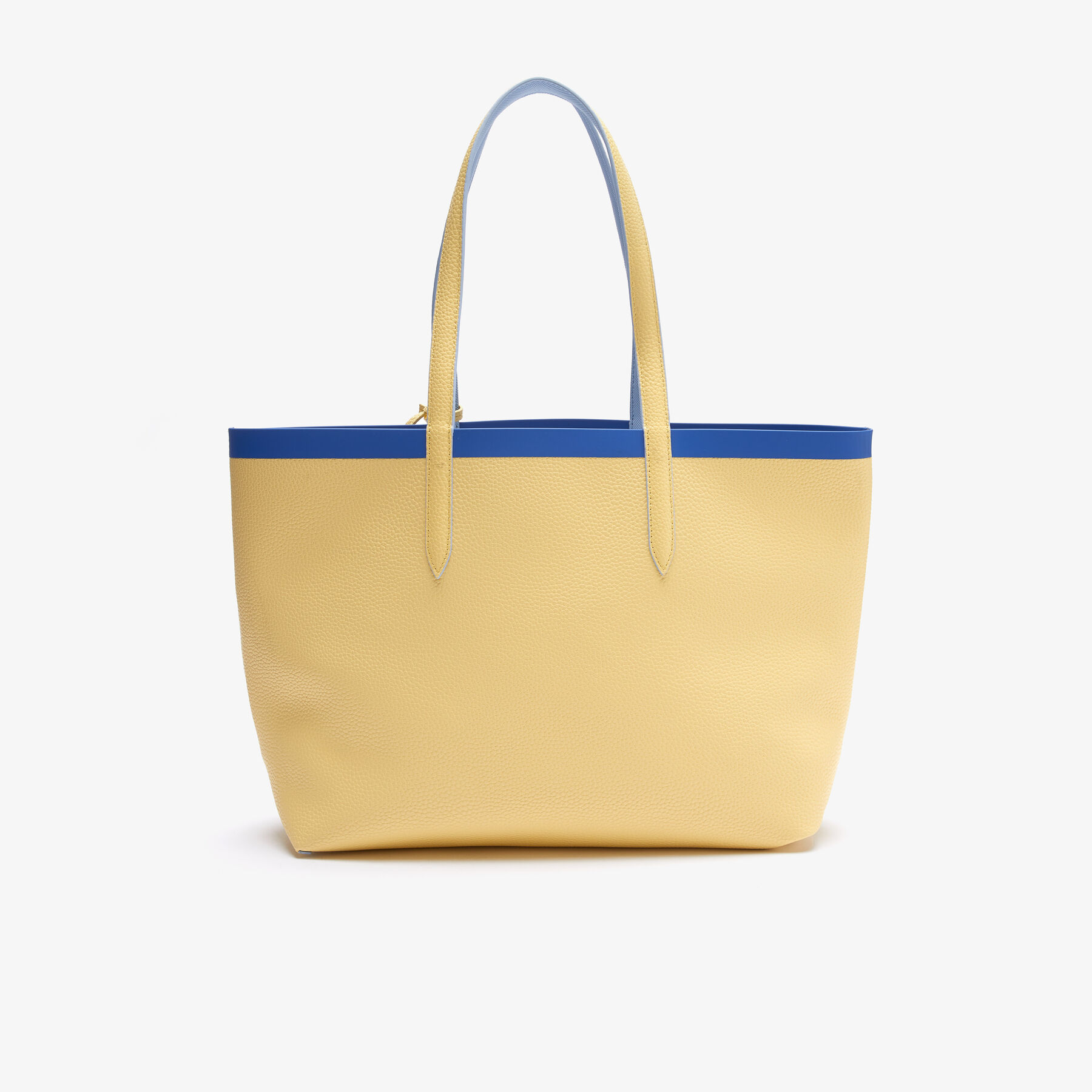 Women's Anna Reversible Contrast Band Coated Canvas Tote Bag lacoste women s anna reversible contrast band coated canvas tote bag