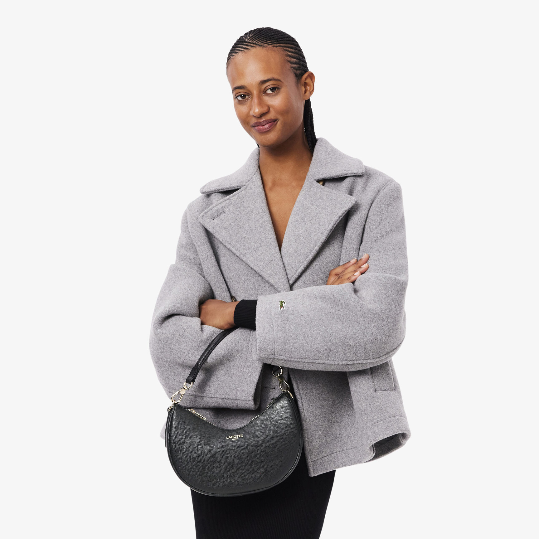 محفظة شانزليزيه صغيرة على شكل نصف قمر