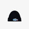 lacoste holiday ribbed wool beanie