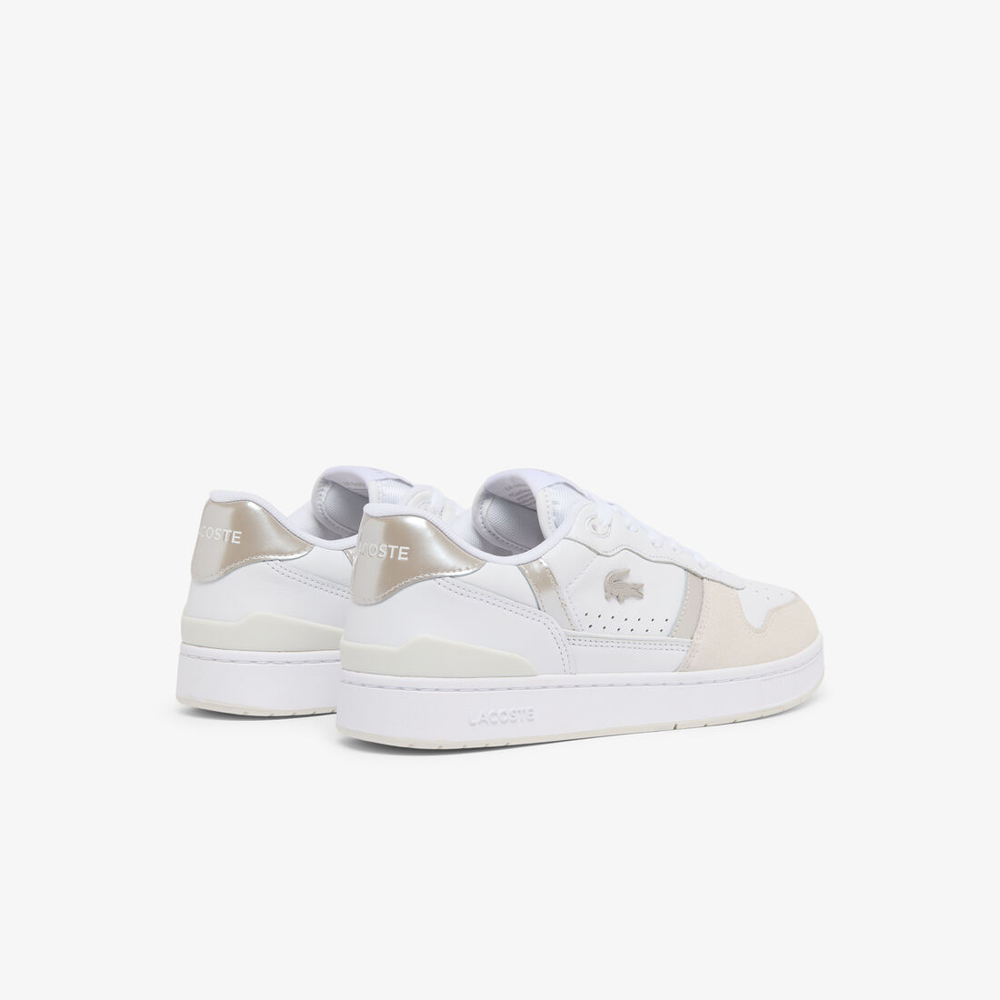 Women's T-Clip Set Leather Sneakers lacoste women s t clip set leather sneakers