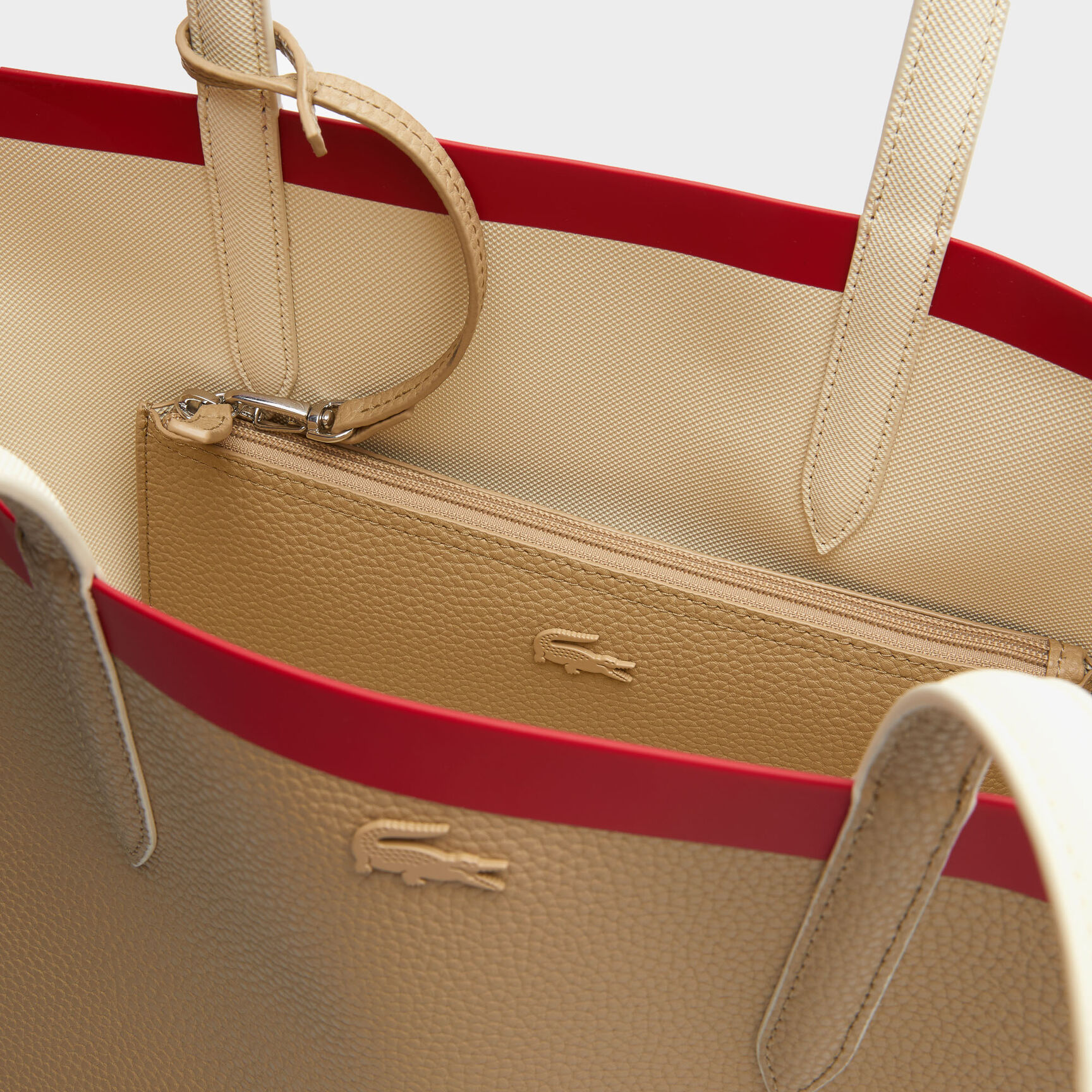 Women's Anna Removable Zip Pouch Canvas Large Shopper Bag