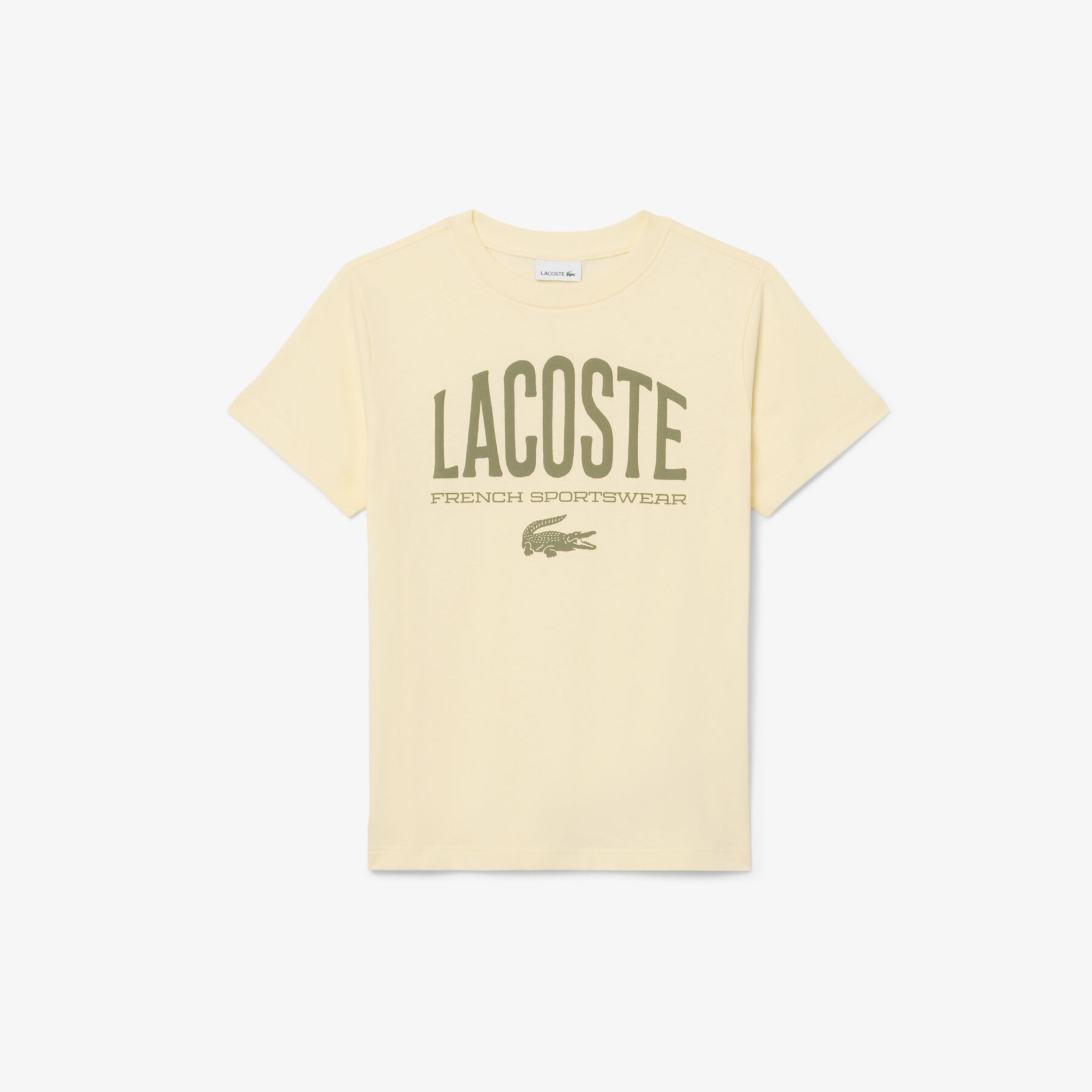 Printed Cotton T-shirt lacoste printed cotton t shirt