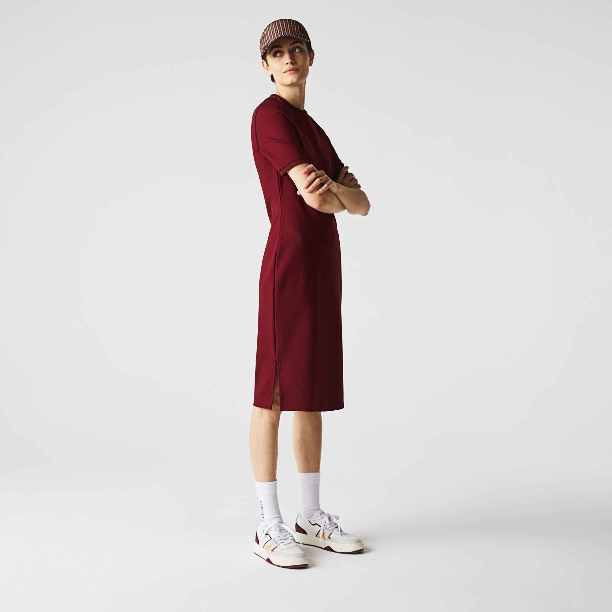 Women's Stretch T-shirt Dress | Lacoste SA