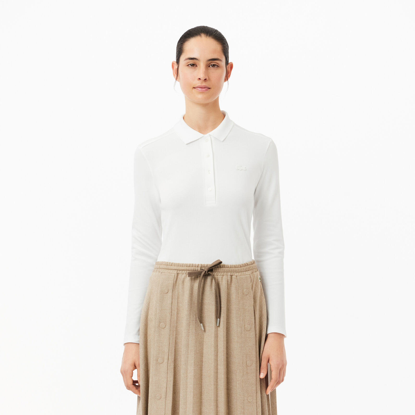 ثوب سباحة لاكوست قطعة واحدة من البولي أميد المعاد تدويره للنساء ثوب سباحة لاكوست قطعة واحدة من البولي أميد المعاد تدويره للنساء