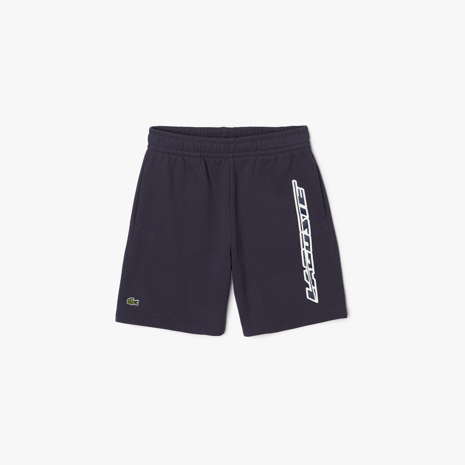 Boys' Lacoste Organic Cotton Contrast Branding Shorts boys lacoste organic cotton contrast branding shorts