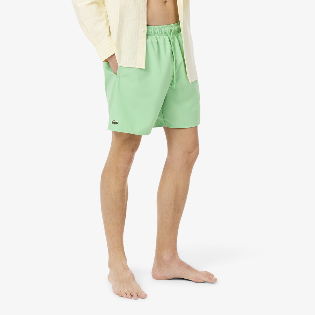 Mid Length Monochrome Swim Trunks Mid Length Monochrome Swim Trunks