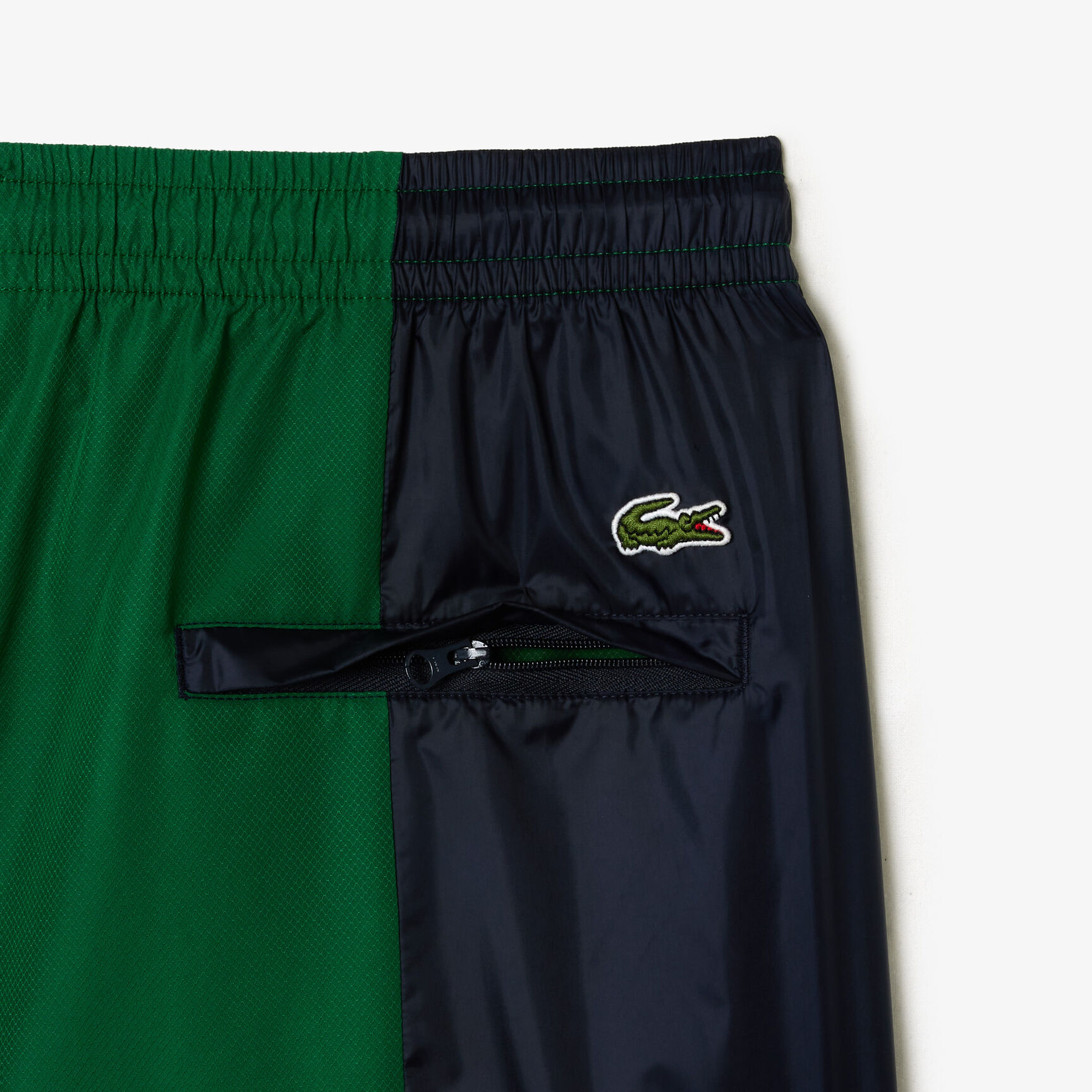 Mixed Material Colourblock Sportsuit Track Pants