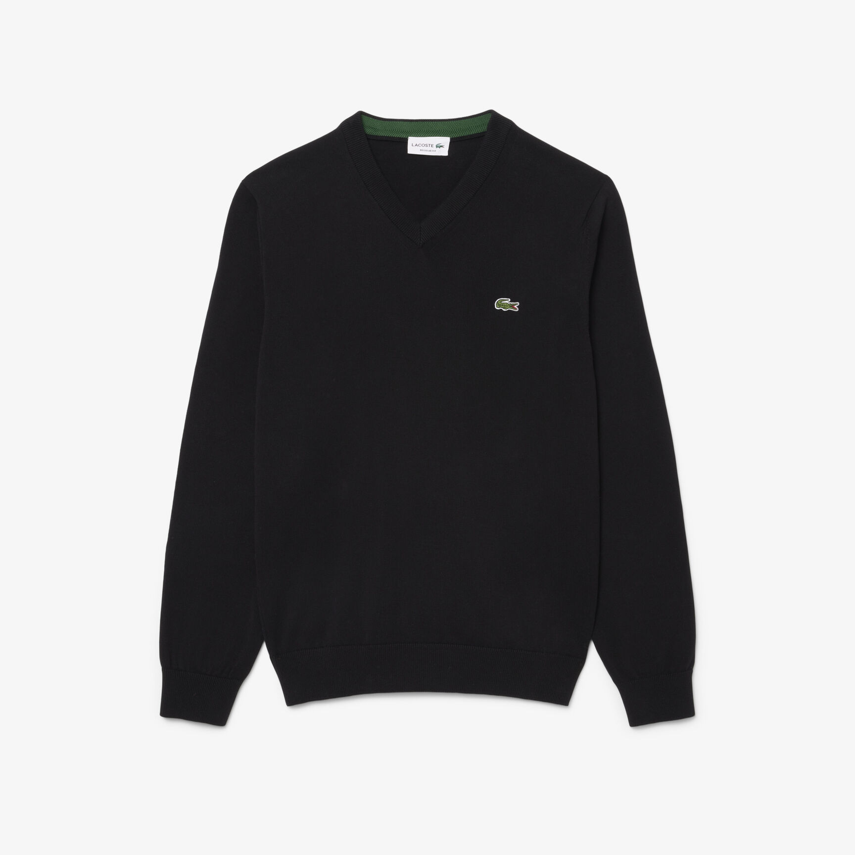 Monochrome Cotton V-neck Sweater Monochrome Cotton V-neck Sweater