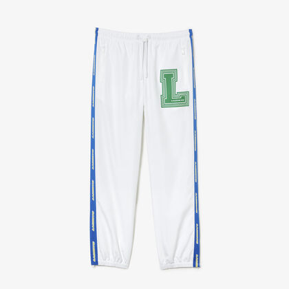 lacoste unisex holiday water repellent taffeta trackpants
