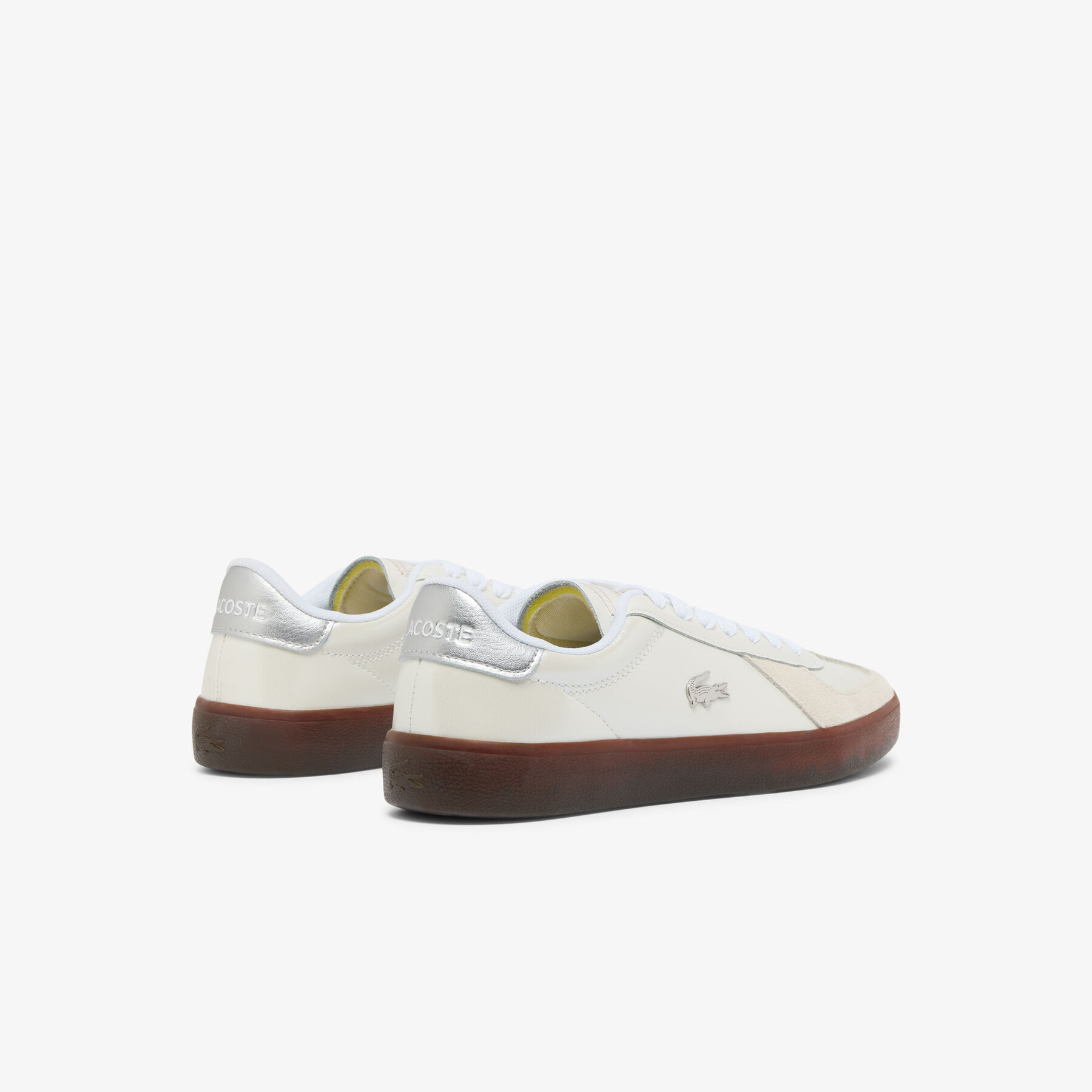 lacoste women s baseshot pro leather sneakers
