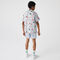 lacoste men s hawaiian print cotton shirt