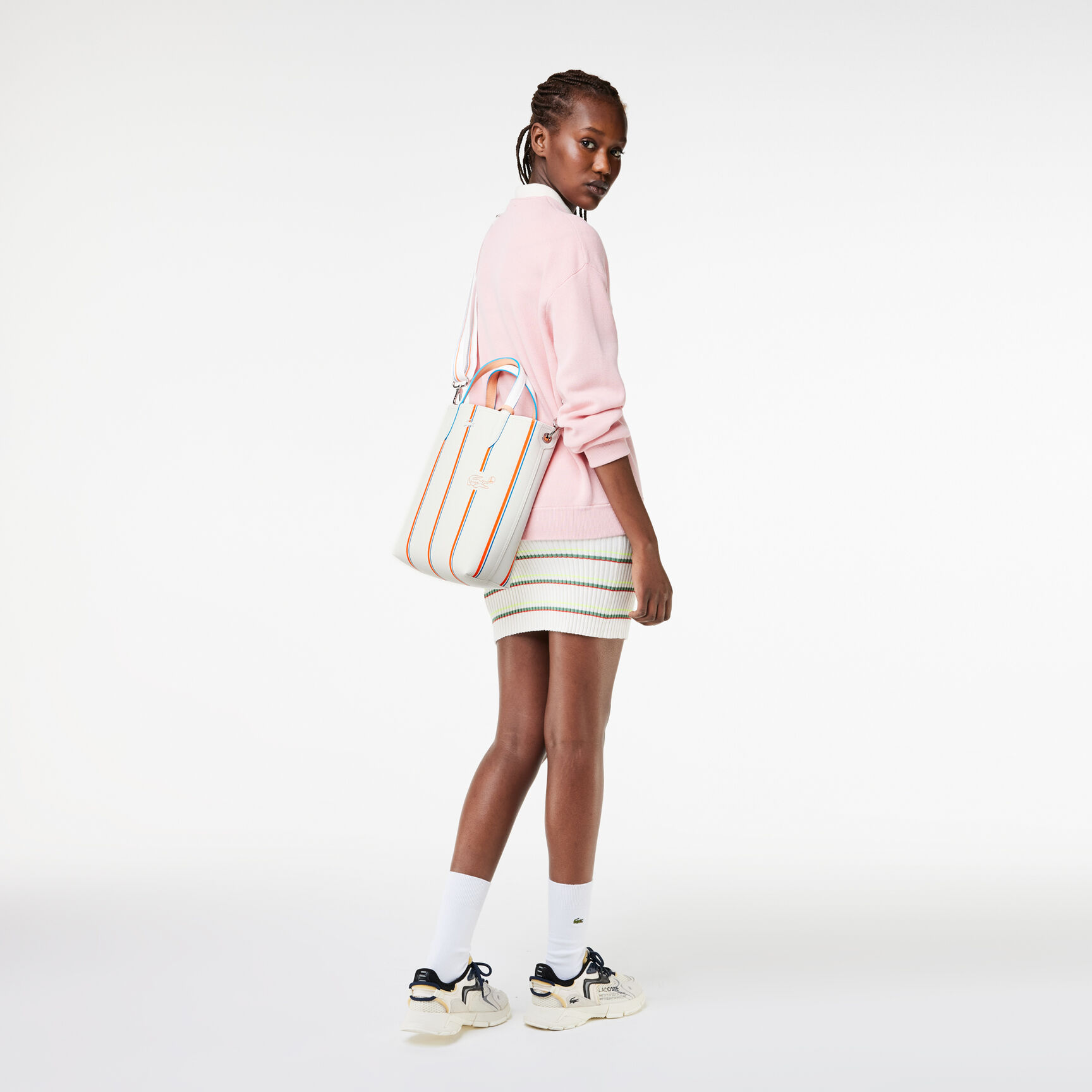 Women’s Lacoste Anna Reversible Vertical Tote with Pouch Women’s Lacoste Anna Reversible Vertical Tote with Pouch