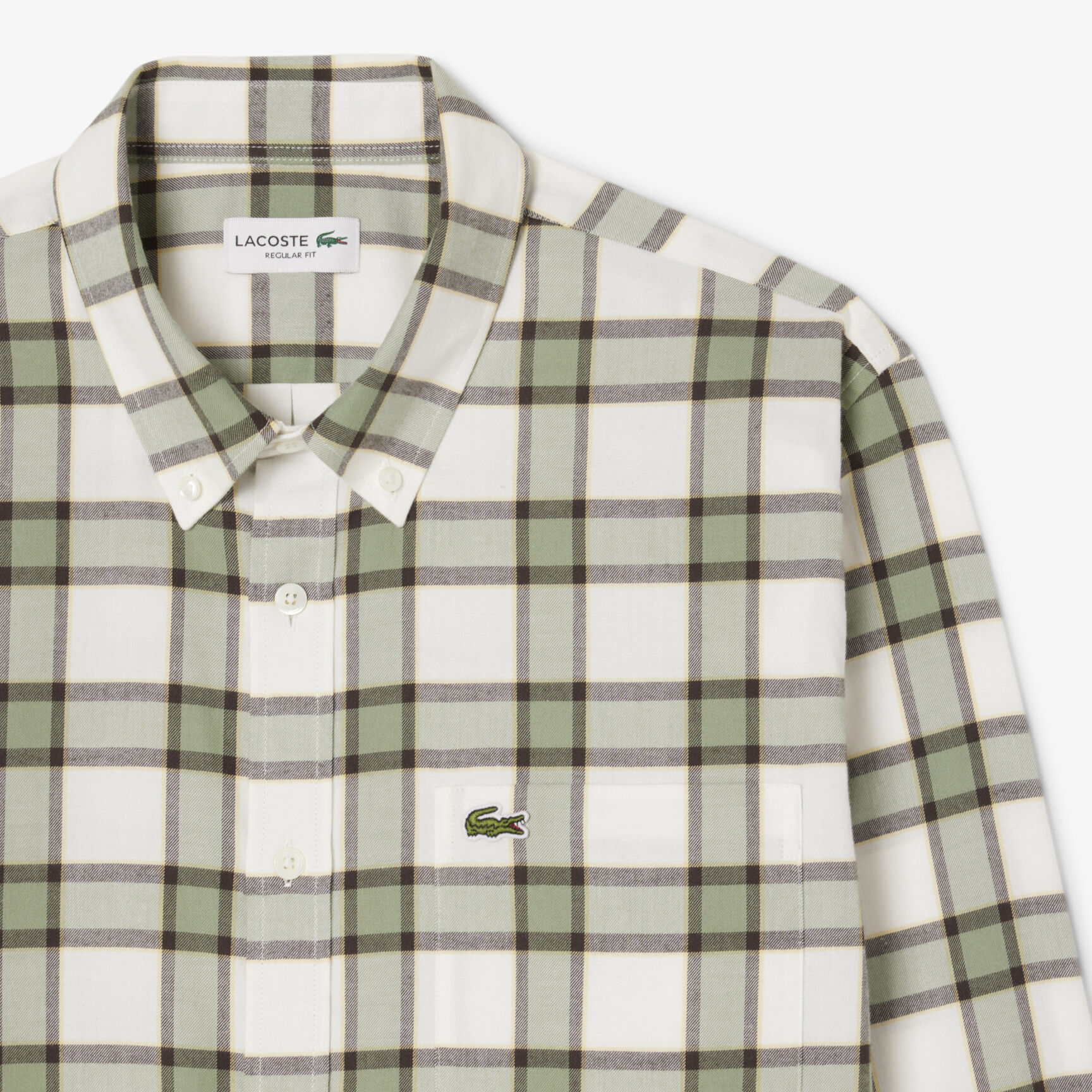 Regular Fit Plaid Flannel Shirt